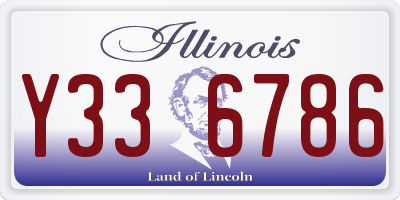 IL license plate Y336786