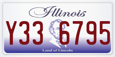 IL license plate Y336795