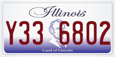 IL license plate Y336802