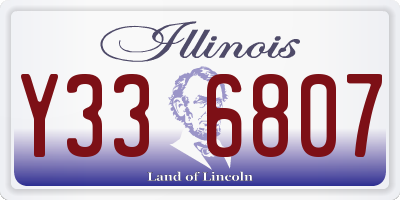 IL license plate Y336807