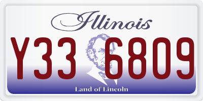 IL license plate Y336809