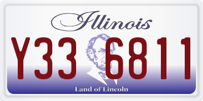 IL license plate Y336811