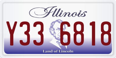 IL license plate Y336818