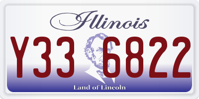 IL license plate Y336822