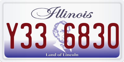 IL license plate Y336830
