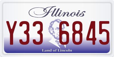 IL license plate Y336845