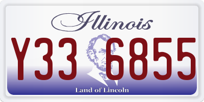 IL license plate Y336855