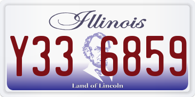 IL license plate Y336859