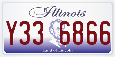 IL license plate Y336866