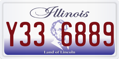 IL license plate Y336889
