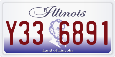 IL license plate Y336891
