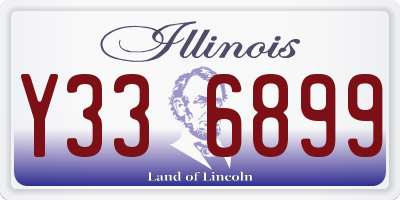 IL license plate Y336899