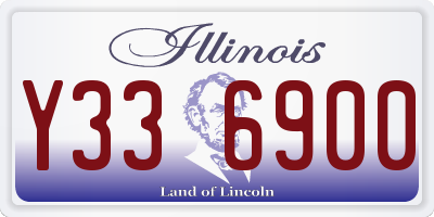 IL license plate Y336900