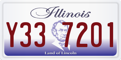 IL license plate Y337201