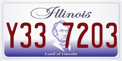 IL license plate Y337203