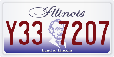 IL license plate Y337207
