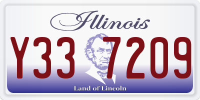 IL license plate Y337209