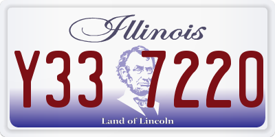 IL license plate Y337220