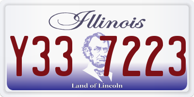 IL license plate Y337223