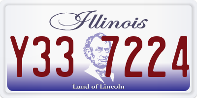 IL license plate Y337224