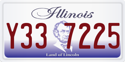 IL license plate Y337225