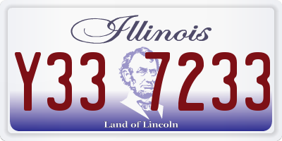 IL license plate Y337233