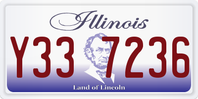 IL license plate Y337236