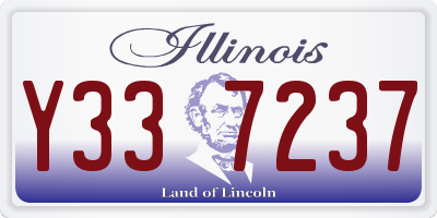 IL license plate Y337237