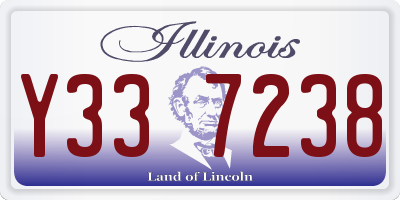 IL license plate Y337238