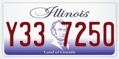 IL license plate Y337250