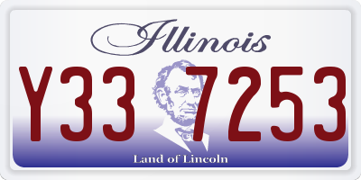 IL license plate Y337253