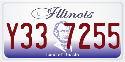 IL license plate Y337255