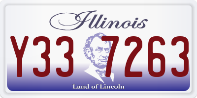 IL license plate Y337263