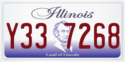 IL license plate Y337268