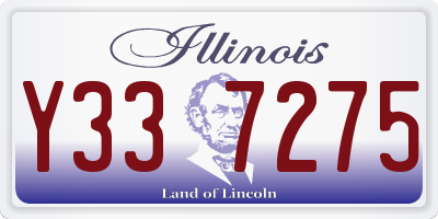 IL license plate Y337275