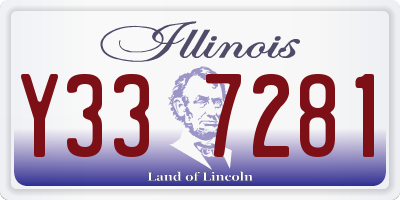 IL license plate Y337281