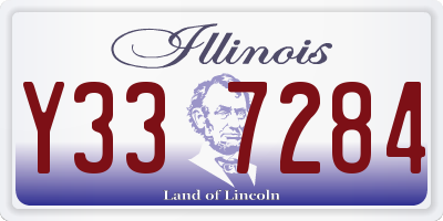 IL license plate Y337284