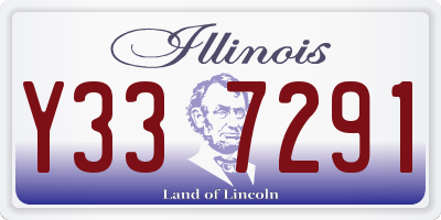 IL license plate Y337291