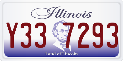 IL license plate Y337293