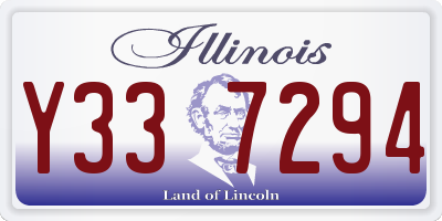 IL license plate Y337294