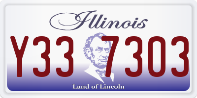 IL license plate Y337303