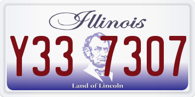 IL license plate Y337307