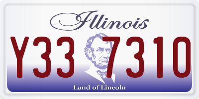 IL license plate Y337310