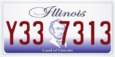IL license plate Y337313