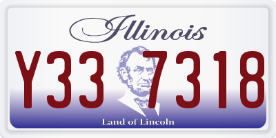 IL license plate Y337318