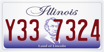 IL license plate Y337324