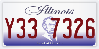 IL license plate Y337326