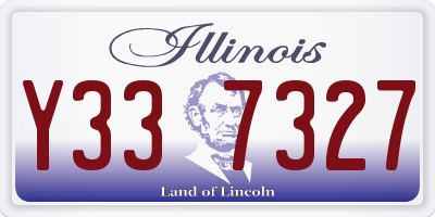 IL license plate Y337327