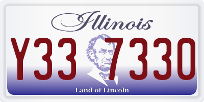 IL license plate Y337330