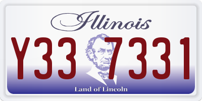 IL license plate Y337331